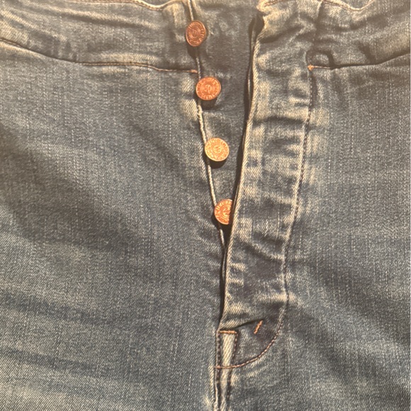 Mother Cinch Greaser Ankle Jeans in Dark & Stormy Night - Picture 6 of 12